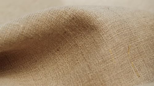 Beige Fabric Closeup Light Brown Cloth Texture Background