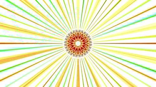 Abstract background 3D neon lines in a multicolor texture