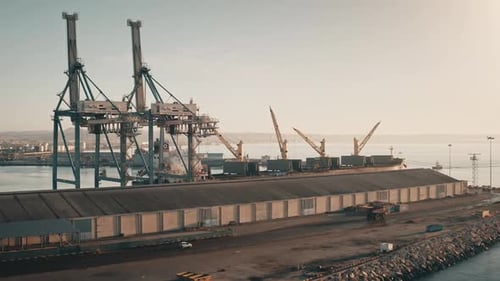 Industrial Cargo City Port