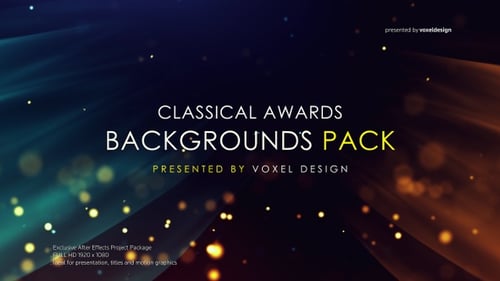 Elegant Abstract Light Streaks Background for Awards Show