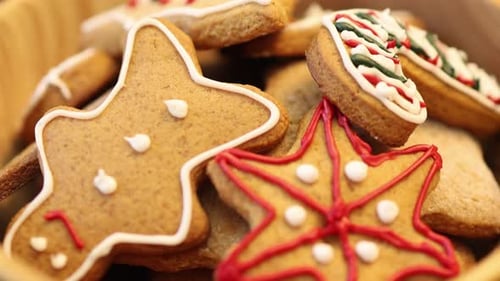 Bowl Full of Delicious Gingerbread Cookies