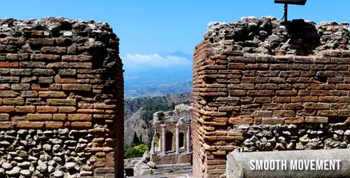 Ancient Theatre And Etna 2