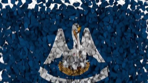 Geometric Logo Shatter and Assemble Reveal