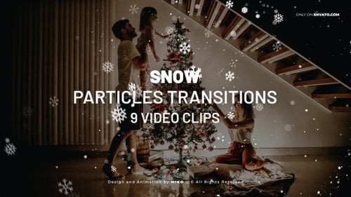 Transición de partículas de nieve