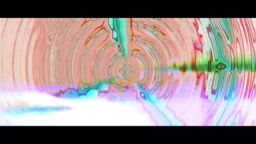 Dynamic Abstract Fluid Glitch Background Loop