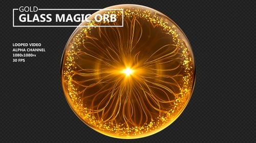 Goldene magische Kugel