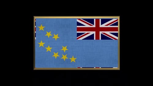 Drapeau 3D Tuvalu