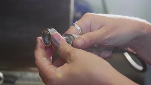Close Up of Polishing Ring