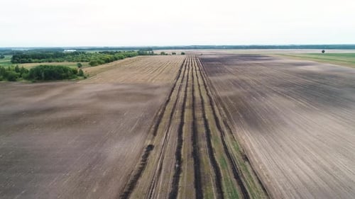 Smooth Flight Over a Plowed Field.