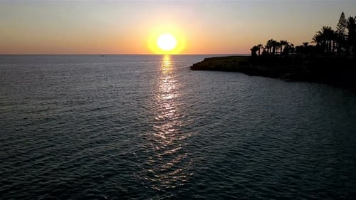 Sunset on the Sea, Ocean