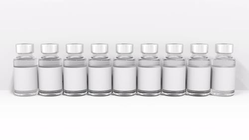 Influenza Vaccine Vials Spelling Animation