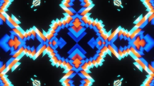 Fondo multicolor abstracto bucle bucle VJ Loop 02