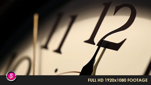 Clock Face Ticking 6