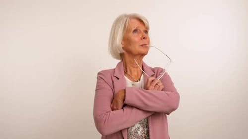 Old Model Looking Around Studio