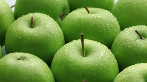 Fresh apples, fruit background