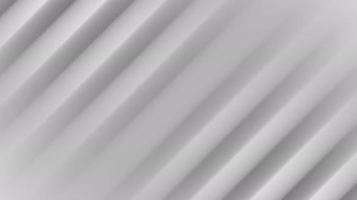 Seamless White Diagonal Undulating Lines Looping Abstract Background