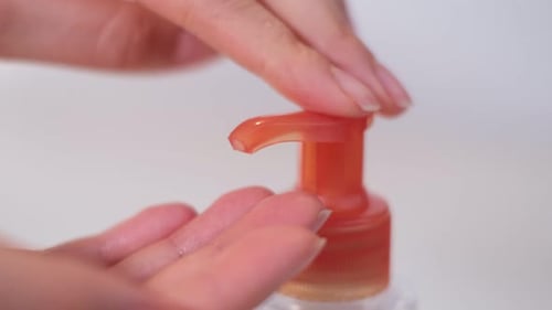 Dispensing Liquid Soap from a Bottle