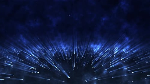 Abstract space and stars particle light background