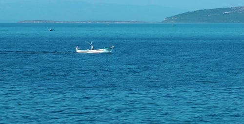 Fishing Boat in the Sea