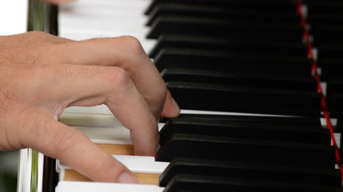 Hands Playing Piano