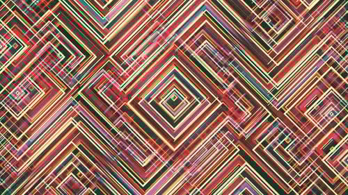 Colorful Geometric Abstract Pattern