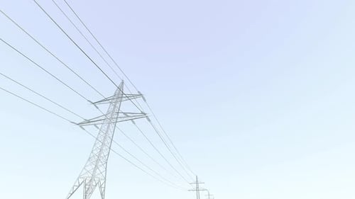 Smooth Flyby Past Electrical Power Lines and Transmission Towers