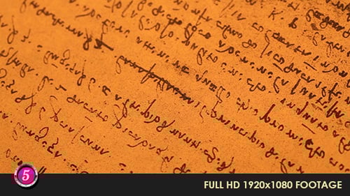 Close-Up View of an Antique Handwritten Letter