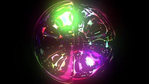 Abstrakte sphärische bunte digitale Technologie Hintergrund 3