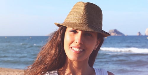 Girl Posing On The Beach