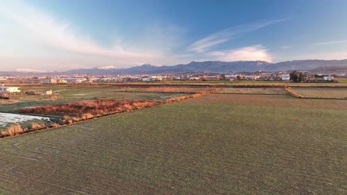 Farm Hintergrund Textur 4 K Luftbild
