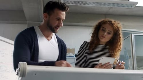 Business People Working Together in Modern Office