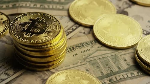 Plan rotatif de Bitcoins (cryptomonnaie numérique) - BITCOIN