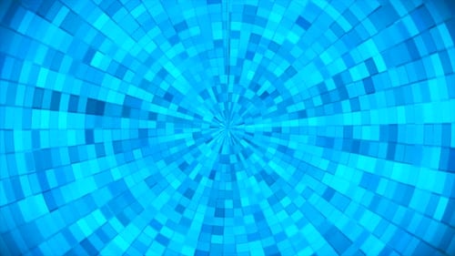 Broadcast Hi-Tech Glittering Abstract Patterns Tunnel 05