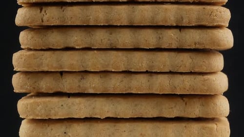 Stack of tasty cookies