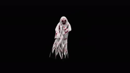 26 Ghost Halloween Samba Tanzen 4K