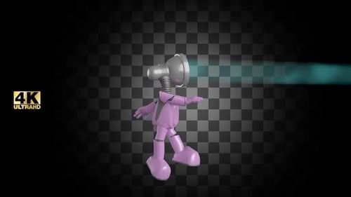 Projecteur robot optimiste