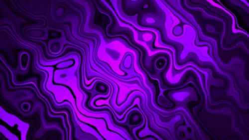 Abstract Wavy Purple Fluid Motion Background Loop