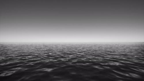 Morning Fog Over the Sea