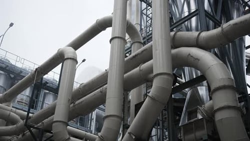 Structures métalliques dans une entreprise industrielle