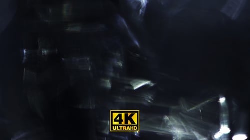 Abstract Light Flares on Dark Background
