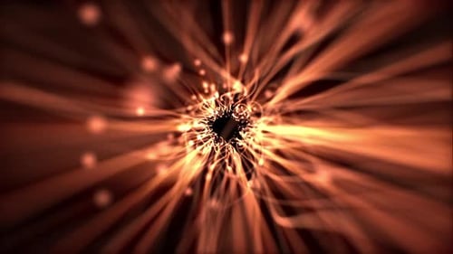 Abstract Light Tunnel Journey Motion Background