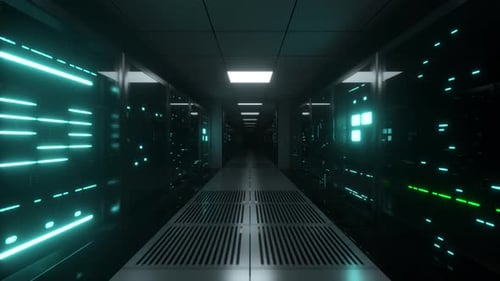 Voo interminável ao longo de blocos