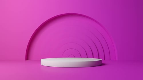 Pink Wave Platform Loop Animaiton