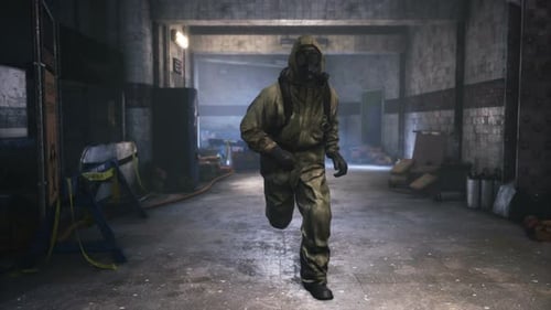 Stalker in Abandoned Subway