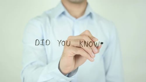 Did You Know ?, Writing On Screen