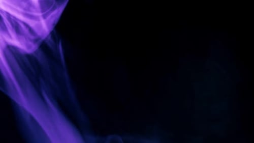 Abstract Blue and Purple Smoke Background