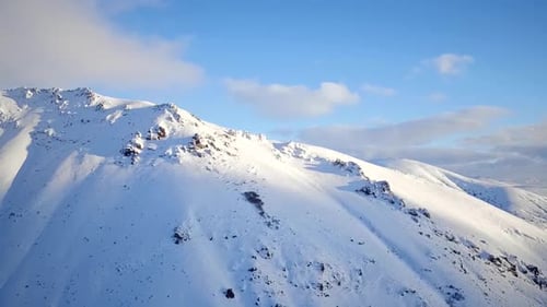 Verschneite Berge