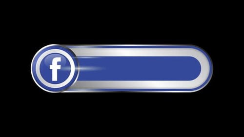 Modern Glossy Facebook Social Media Lower Third