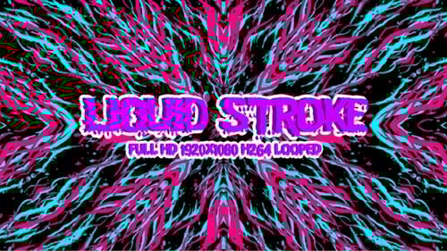 Liquid Stroke VJ Loop Pack