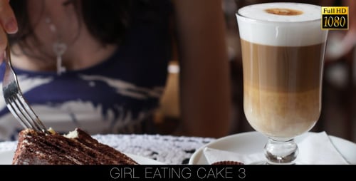 Close Up of Chocolate Cake and Latte Drink